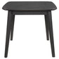 Juego de mesa de centro rectangular Radley de 3 piezas, color negro