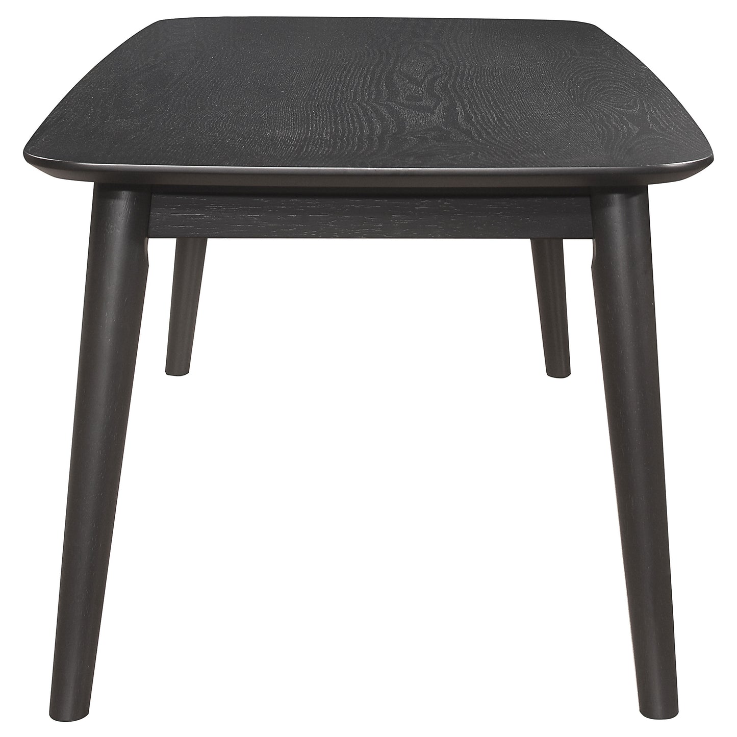 Juego de mesa de centro rectangular Radley de 3 piezas, color negro