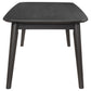 Juego de mesa de centro rectangular Radley de 3 piezas, color negro
