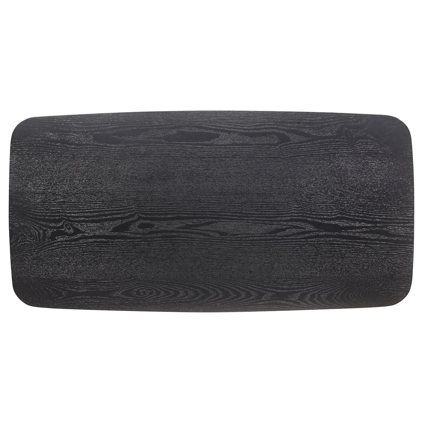 Juego de mesa de centro rectangular Radley de 3 piezas, color negro