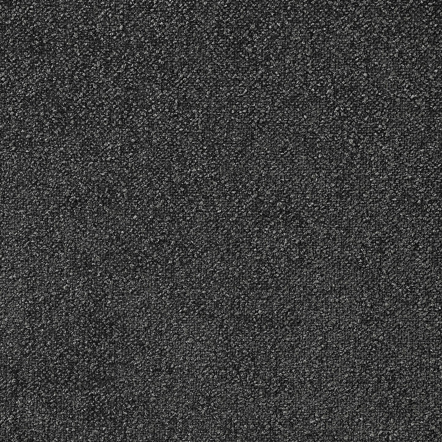 Silla giratoria sin brazos tapizada Cobie color carbón oscuro