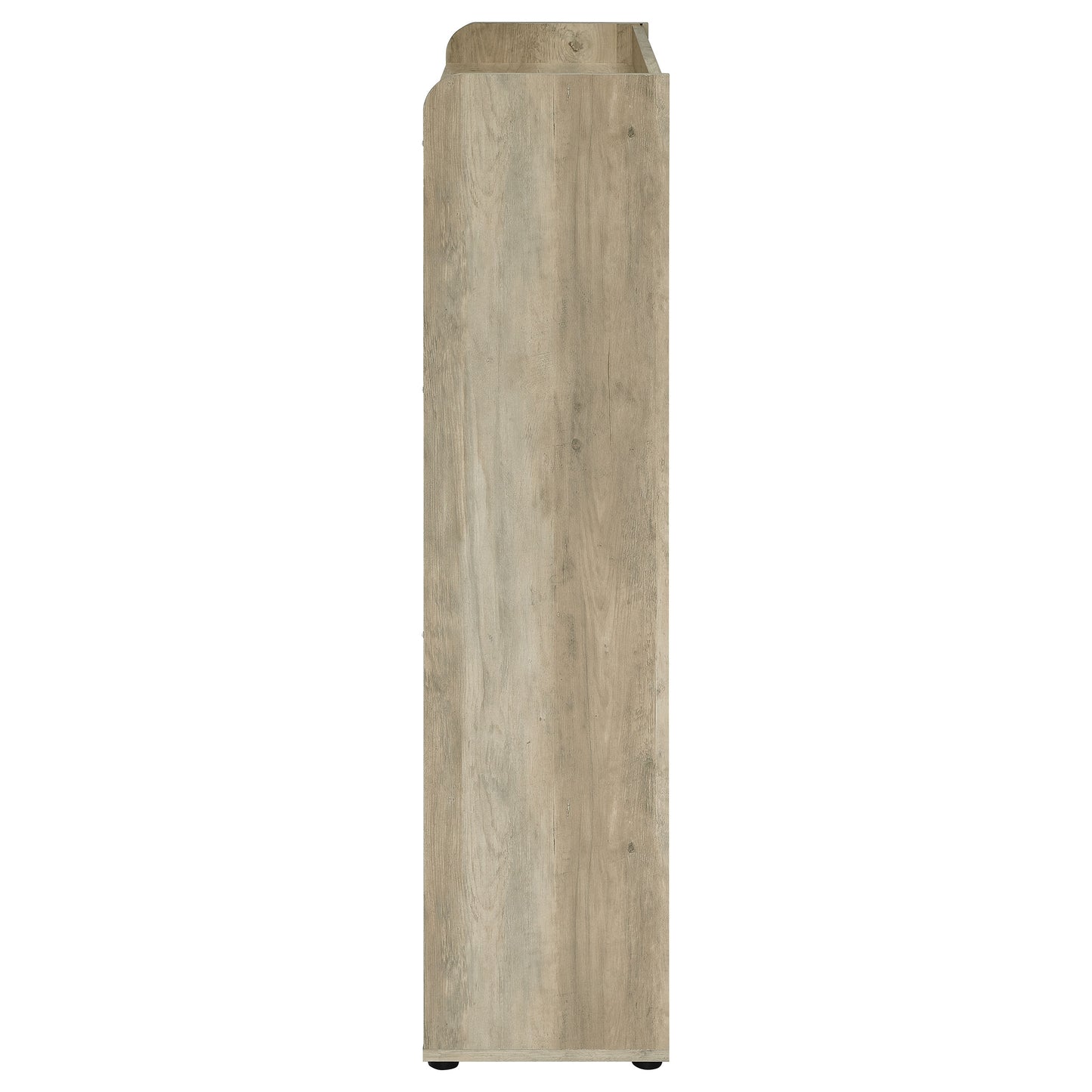 Zapatero Denia de 3 niveles de madera de ingeniería, color blanco