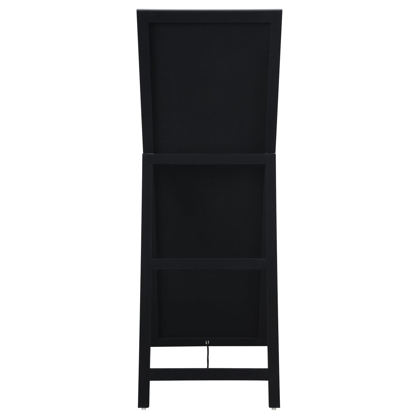 Espejo de pie con marco Soline de 22 x 61 pulgadas, color plateado